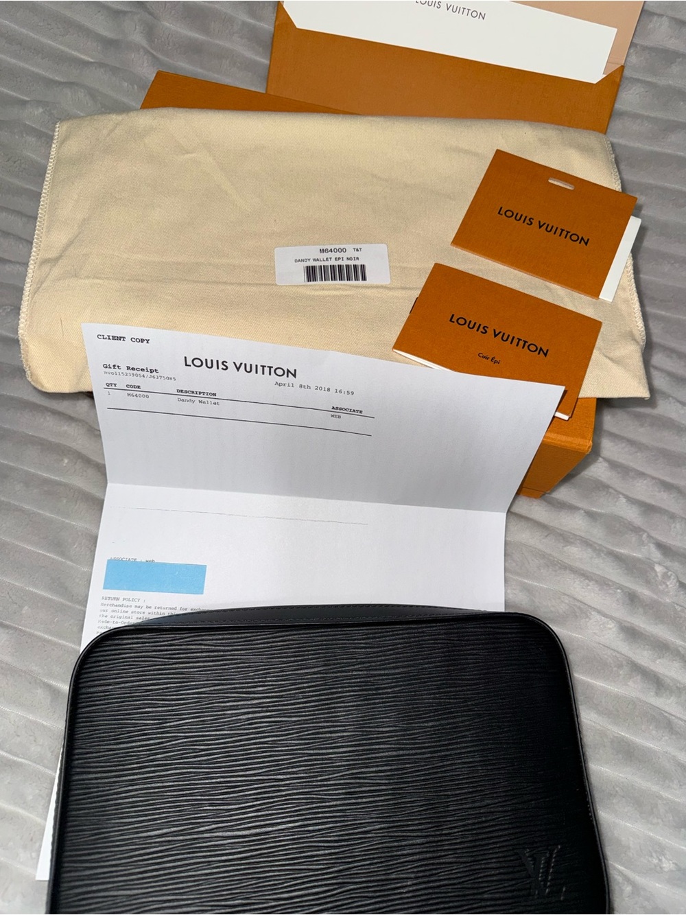 🎉SOLD🎉 Louis Vuitton Dandy Organizer Epi Noir - Picture 16 of 16